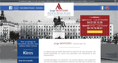 Desktop Screenshot of monteiro-avocat.com
