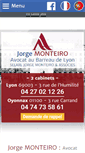 Mobile Screenshot of monteiro-avocat.com